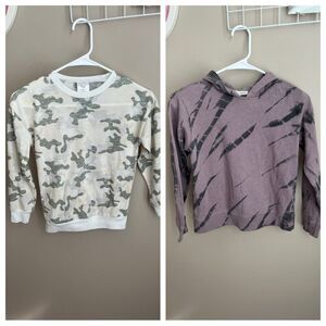 Girls size 7/8 and 8 sweatshirts, bundle of 2, Splendid and Threads 4 Thought